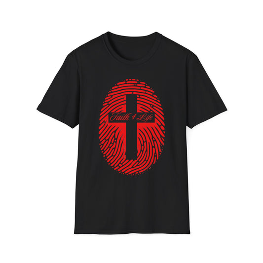 Faith & Life Cross Unisex T-Shirt | Inspirational Tee | Perfect for Faith Events, Gift for God Lovers, Casual Wear, Church Gatherings