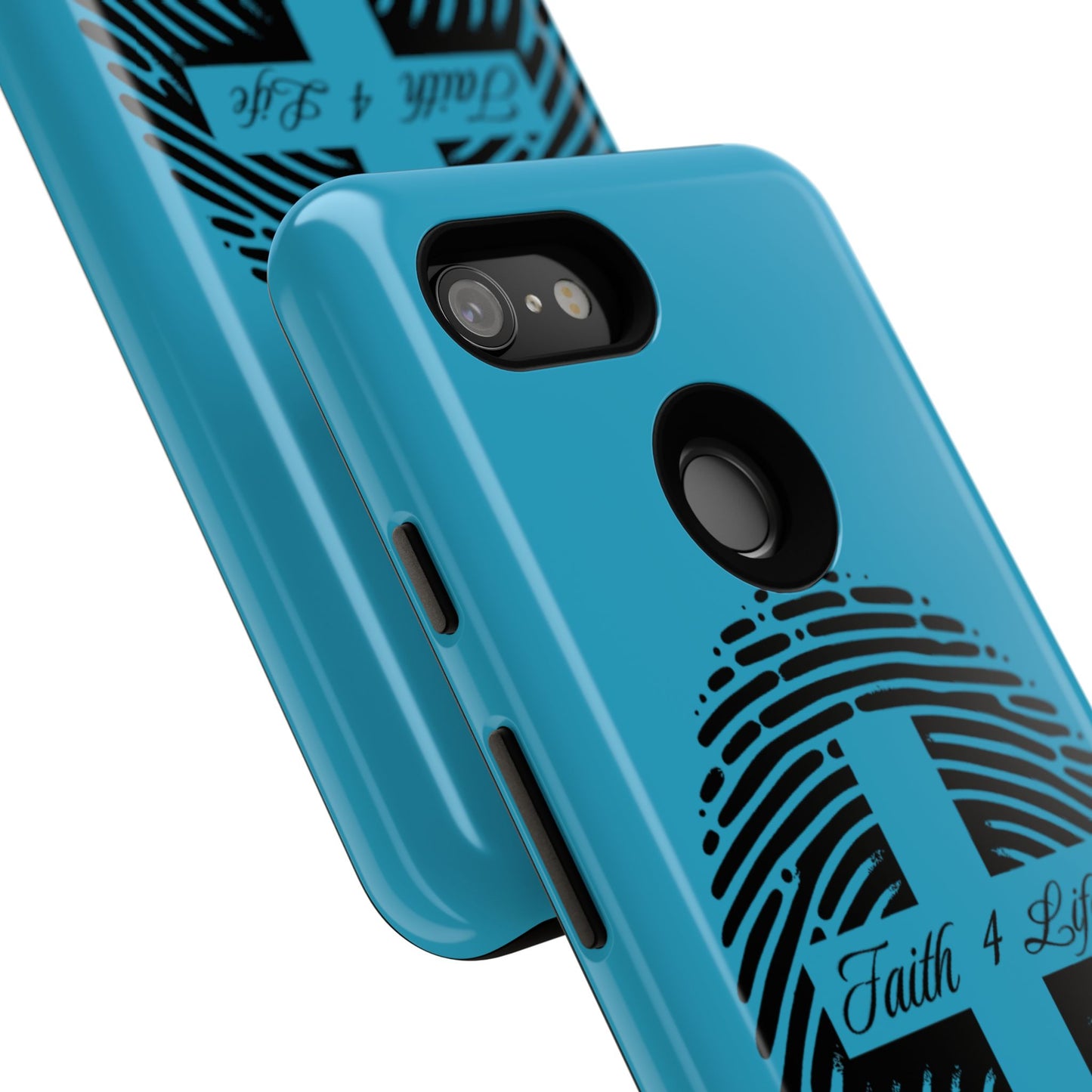 Faith-Inspired Tough Case for Phone, Cross Fingerprint Design, Durable Phone Case, Gift for Believers, Religious Accessory, Christian [...]