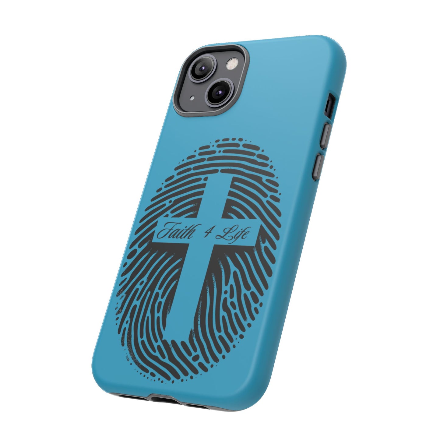Faith-Inspired Tough Case for Phone, Cross Fingerprint Design, Durable Phone Case, Gift for Believers, Religious Accessory, Christian [...]