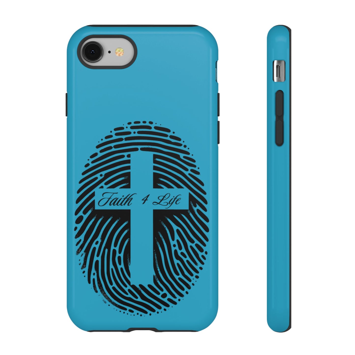 Faith-Inspired Tough Case for Phone, Cross Fingerprint Design, Durable Phone Case, Gift for Believers, Religious Accessory, Christian [...]