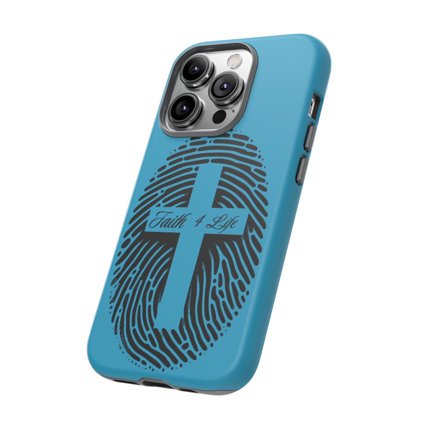 Faith-Inspired Tough Case for Phone, Cross Fingerprint Design, Durable Phone Case, Gift for Believers, Religious Accessory, Christian [...]