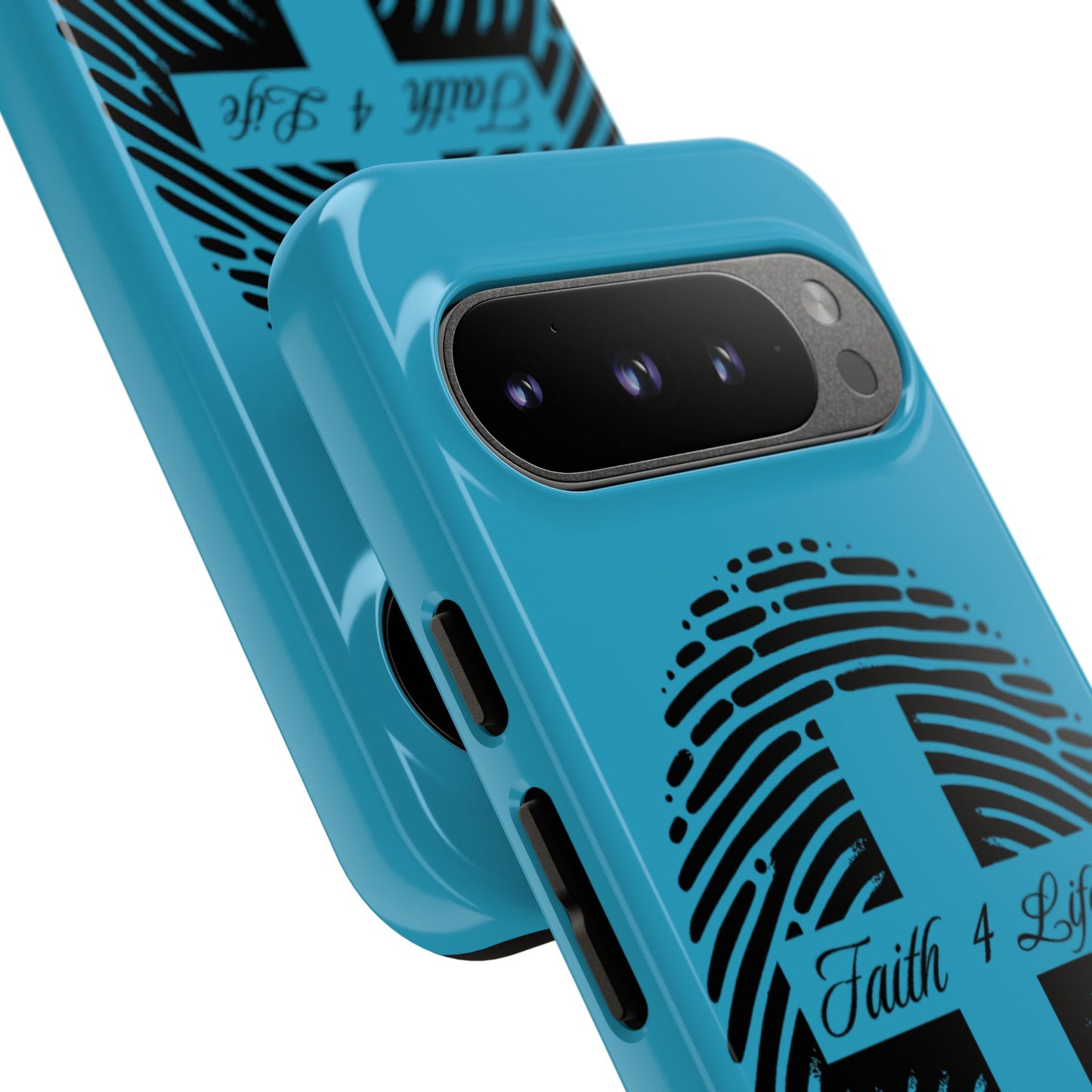 Faith-Inspired Tough Case for Phone, Cross Fingerprint Design, Durable Phone Case, Gift for Believers, Religious Accessory, Christian [...]