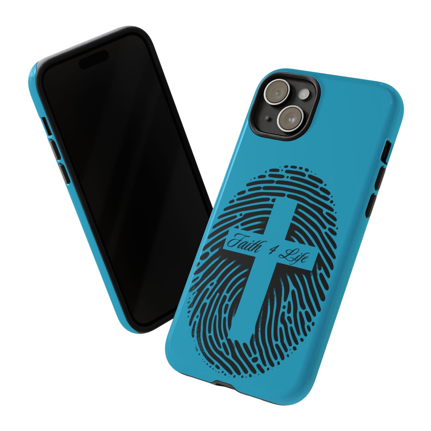 Faith-Inspired Tough Case for Phone, Cross Fingerprint Design, Durable Phone Case, Gift for Believers, Religious Accessory, Christian [...]