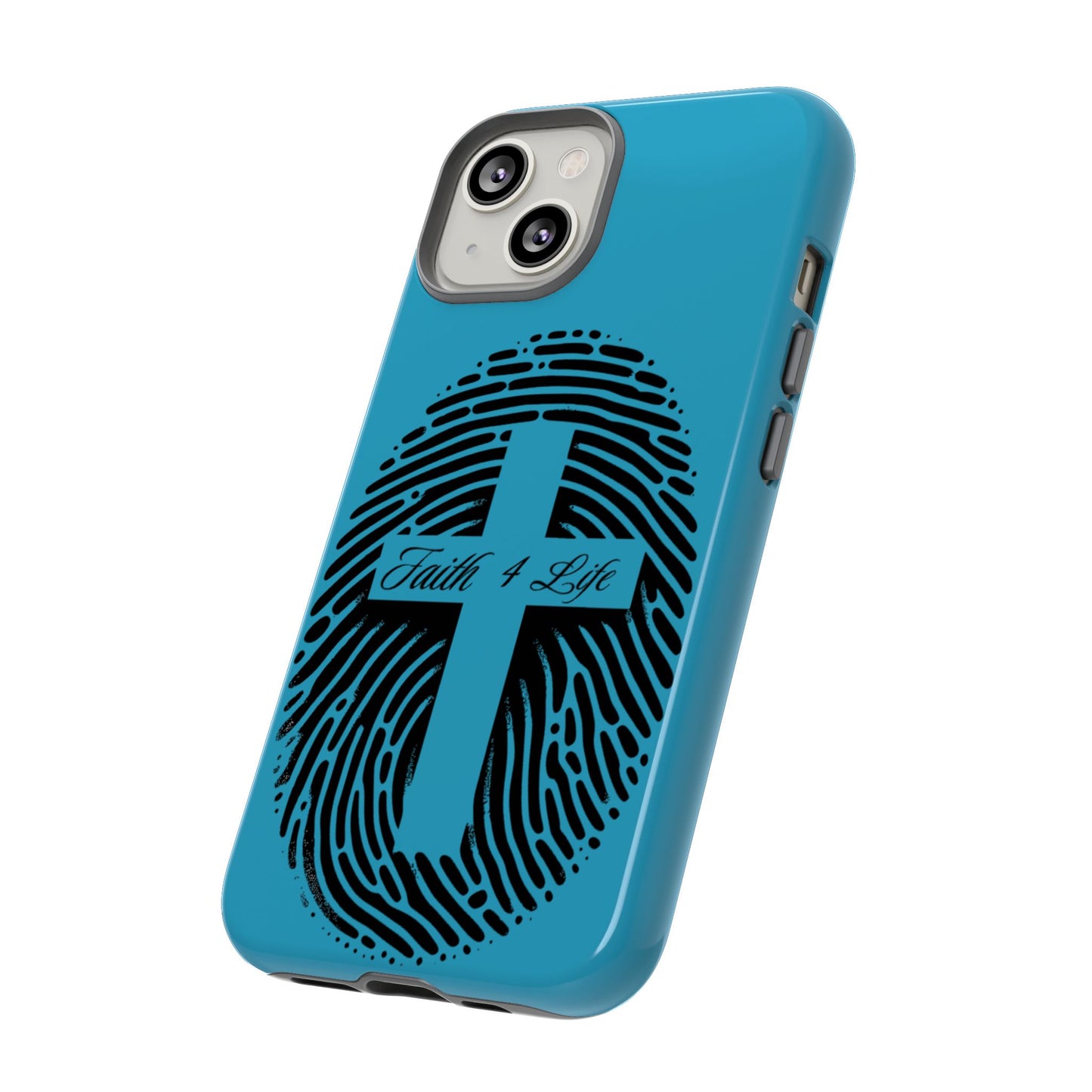 Faith-Inspired Tough Case for Phone, Cross Fingerprint Design, Durable Phone Case, Gift for Believers, Religious Accessory, Christian [...]