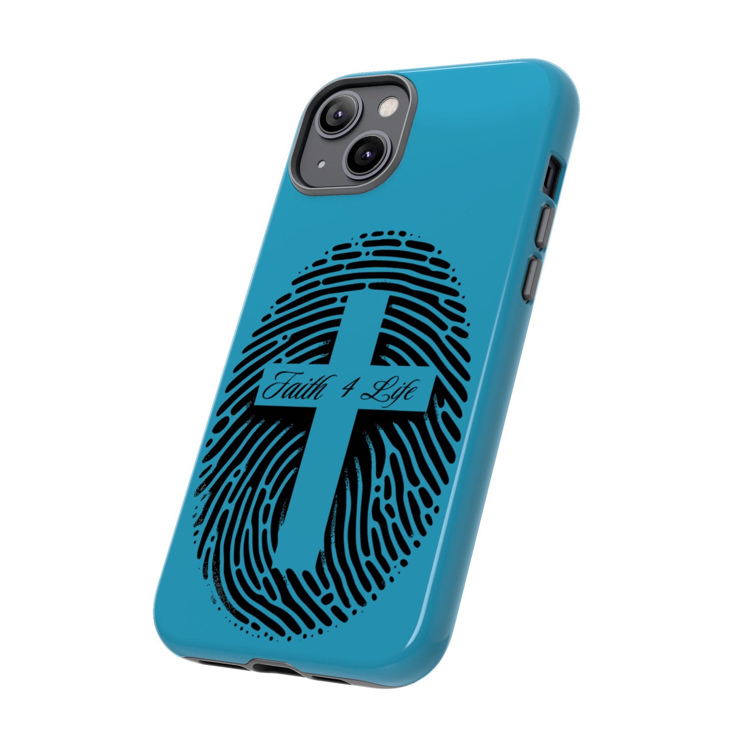 Faith-Inspired Tough Case for Phone, Cross Fingerprint Design, Durable Phone Case, Gift for Believers, Religious Accessory, Christian [...]