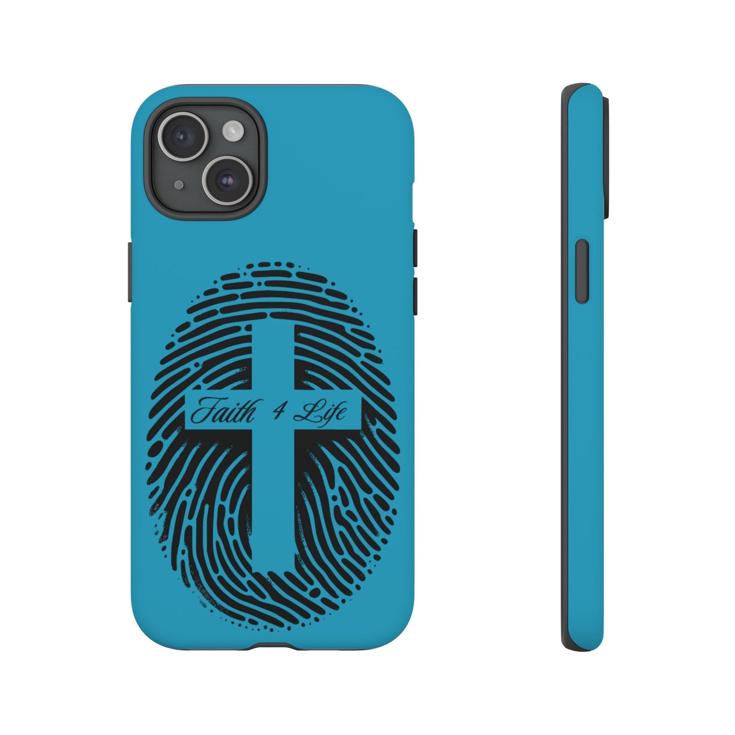 Faith-Inspired Tough Case for Phone, Cross Fingerprint Design, Durable Phone Case, Gift for Believers, Religious Accessory, Christian [...]