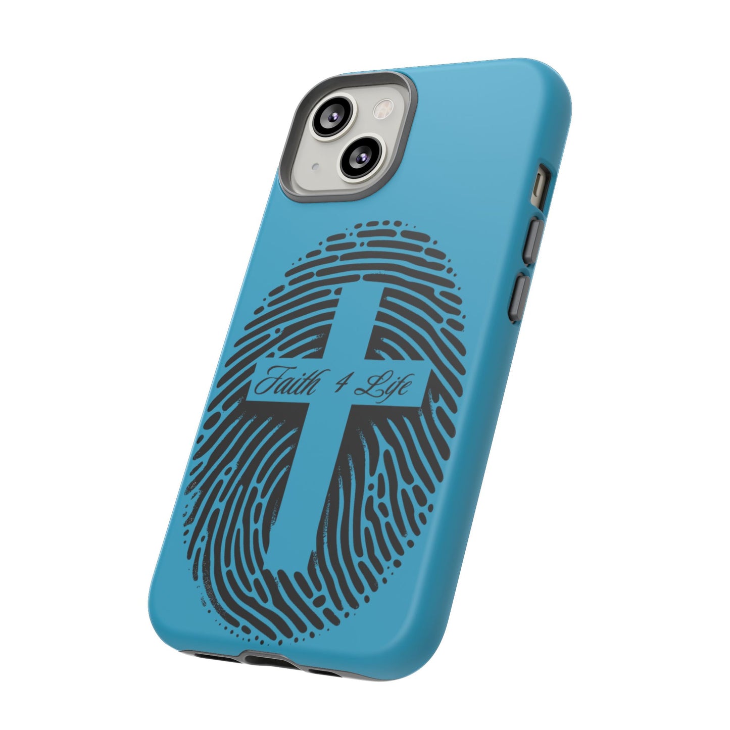 Faith-Inspired Tough Case for Phone, Cross Fingerprint Design, Durable Phone Case, Gift for Believers, Religious Accessory, Christian [...]