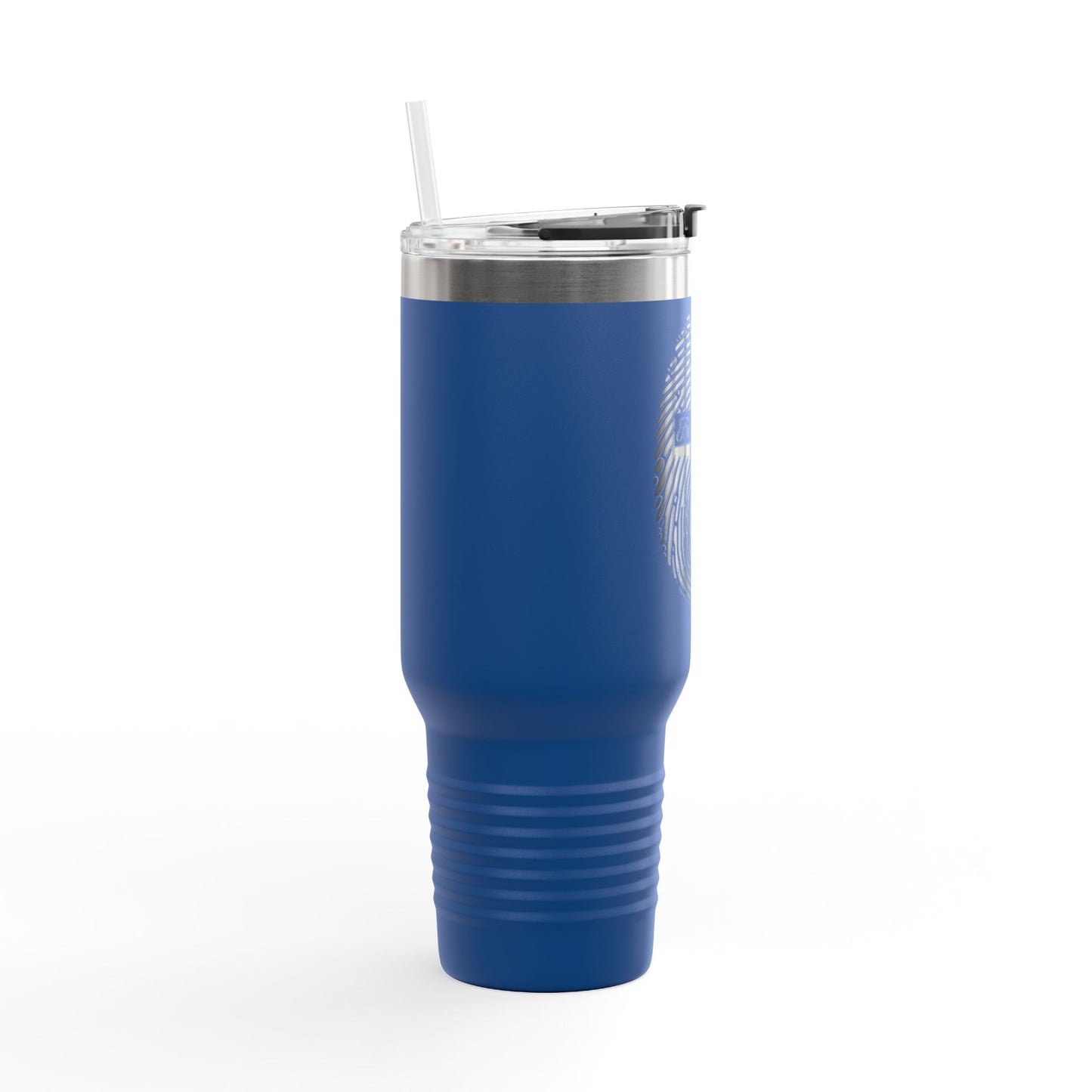 Faith-Inspired Insulated Travel Mug, 40oz - Personal Expression, with Fingerprint and Cross Design, Perfect for Daily Use, Gifts, Road [...]