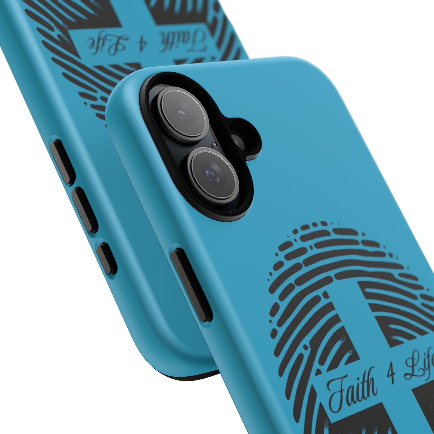 Faith-Inspired Tough Case for Phone, Cross Fingerprint Design, Durable Phone Case, Gift for Believers, Religious Accessory, Christian [...]