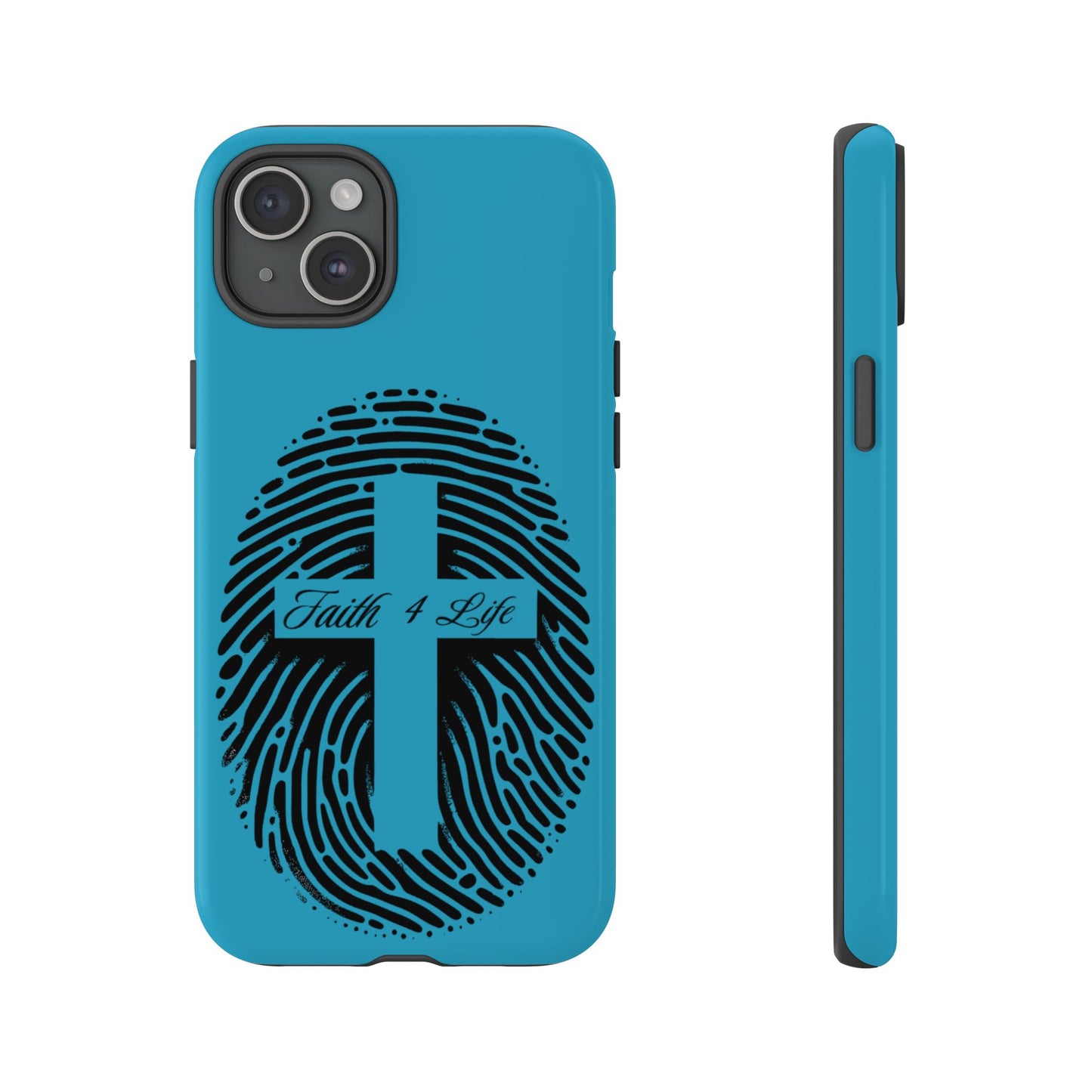 Faith-Inspired Tough Case for Phone, Cross Fingerprint Design, Durable Phone Case, Gift for Believers, Religious Accessory, Christian [...]