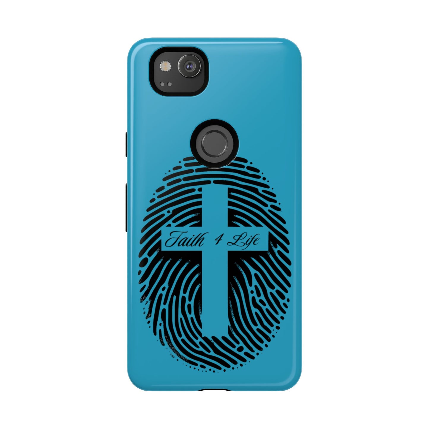 Faith-Inspired Tough Case for Phone, Cross Fingerprint Design, Durable Phone Case, Gift for Believers, Religious Accessory, Christian [...]