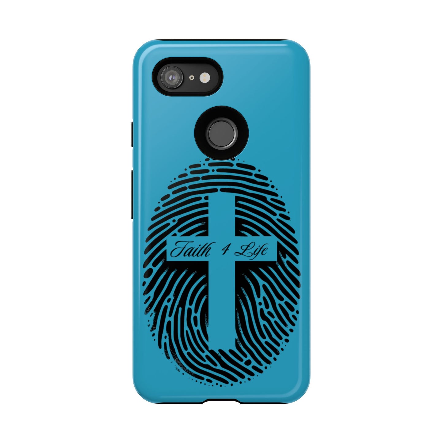 Faith-Inspired Tough Case for Phone, Cross Fingerprint Design, Durable Phone Case, Gift for Believers, Religious Accessory, Christian [...]
