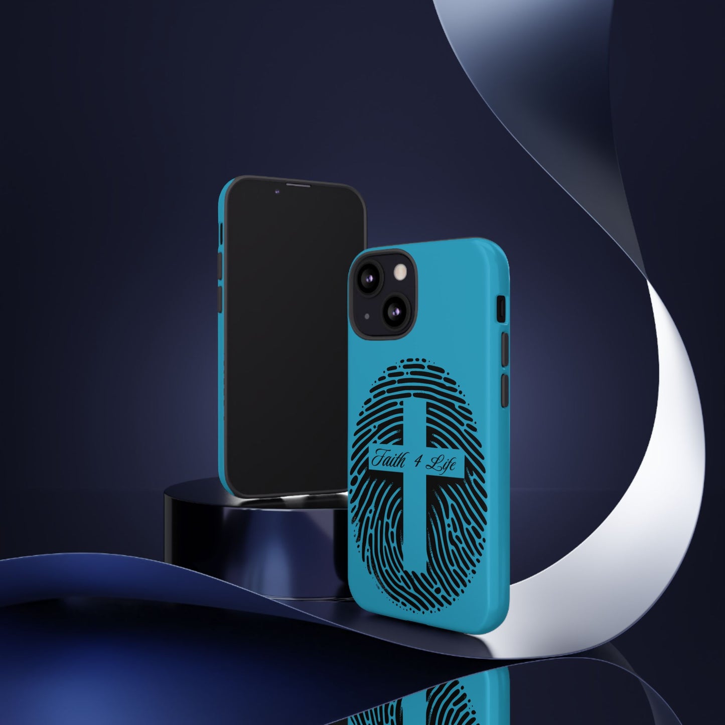 Faith-Inspired Tough Case for Phone, Cross Fingerprint Design, Durable Phone Case, Gift for Believers, Religious Accessory, Christian [...]