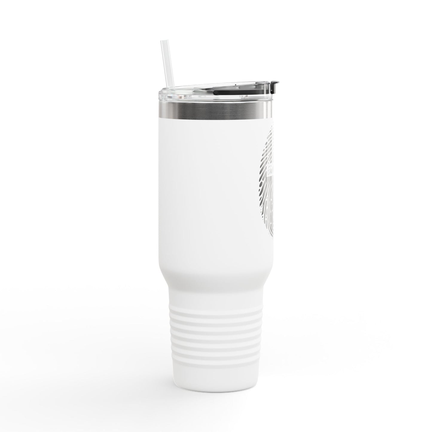 Faith-Inspired Insulated Travel Mug, 40oz - Personal Expression, with Fingerprint and Cross Design, Perfect for Daily Use, Gifts, Road [...]