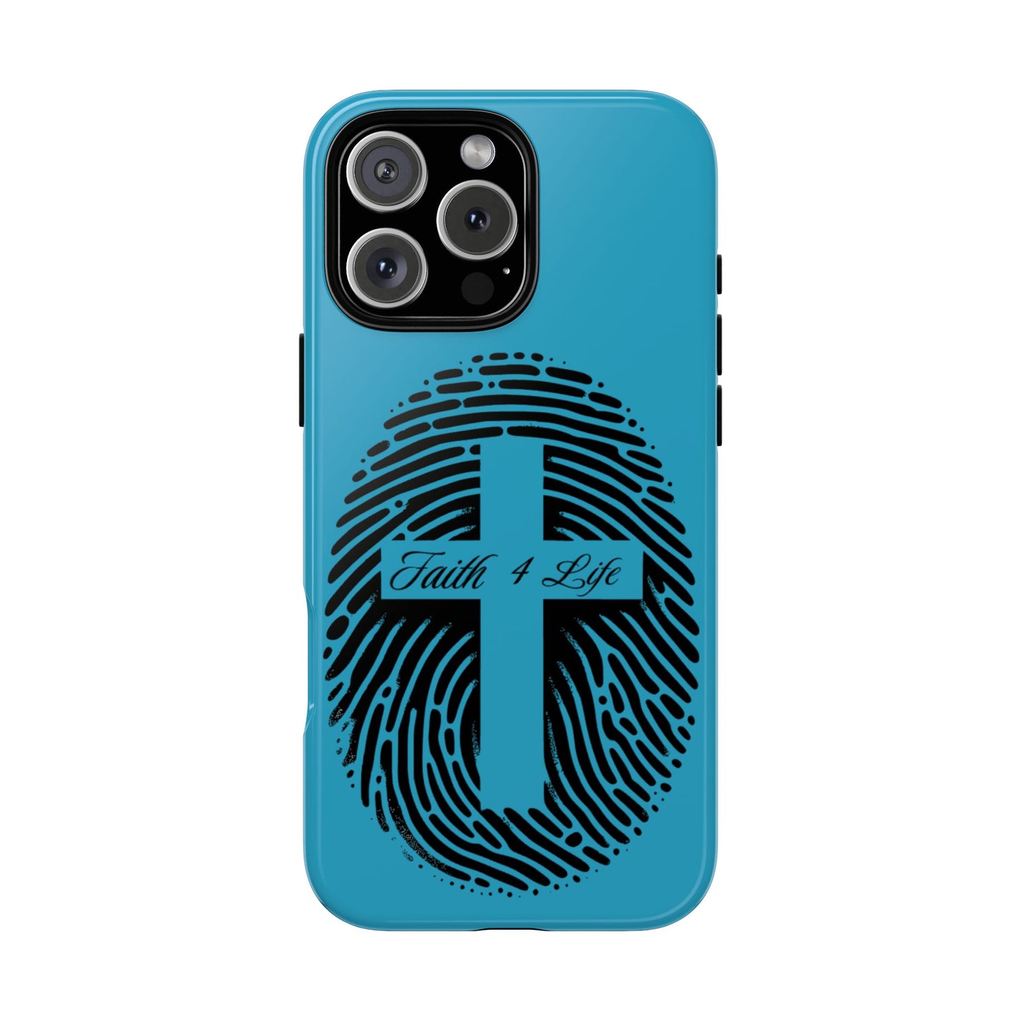 Faith-Inspired Tough Case for Phone, Cross Fingerprint Design, Durable Phone Case, Gift for Believers, Religious Accessory, Christian [...]