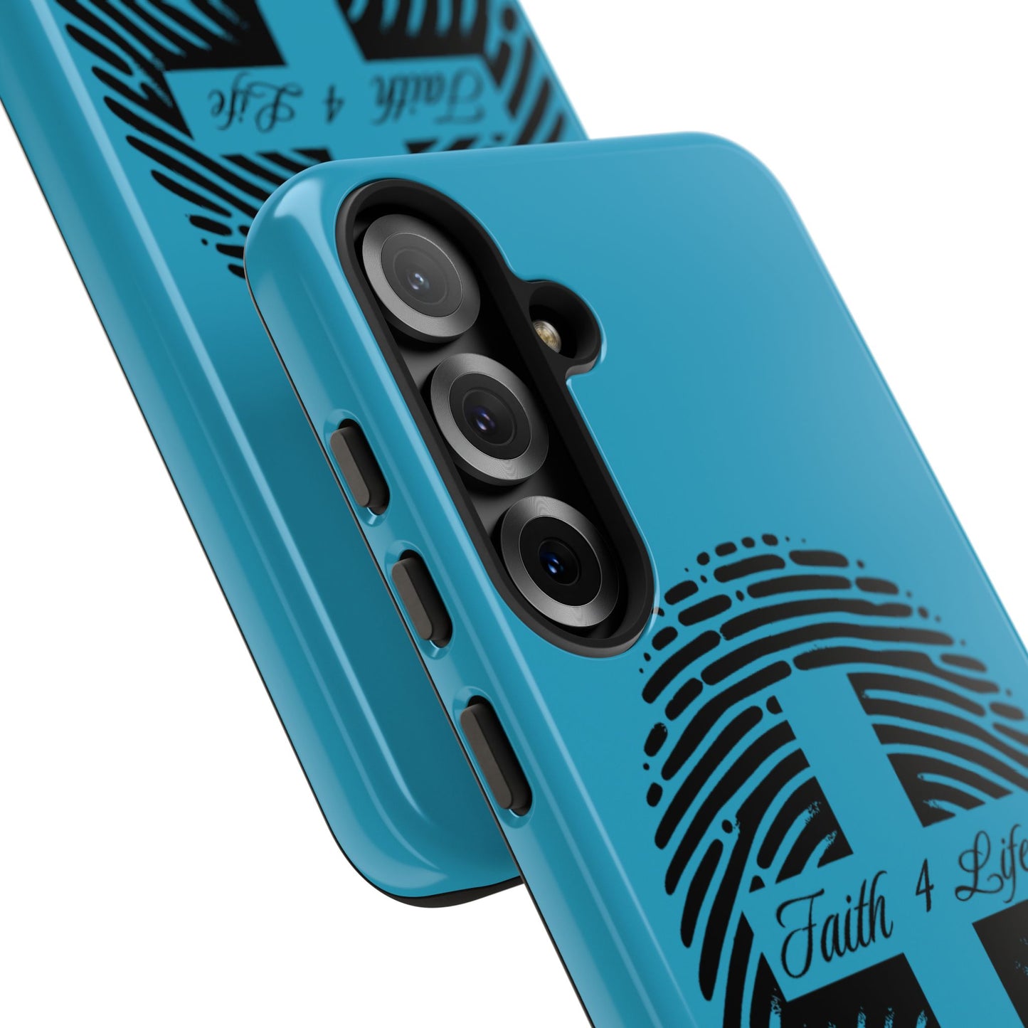 Faith-Inspired Tough Case for Phone, Cross Fingerprint Design, Durable Phone Case, Gift for Believers, Religious Accessory, Christian [...]