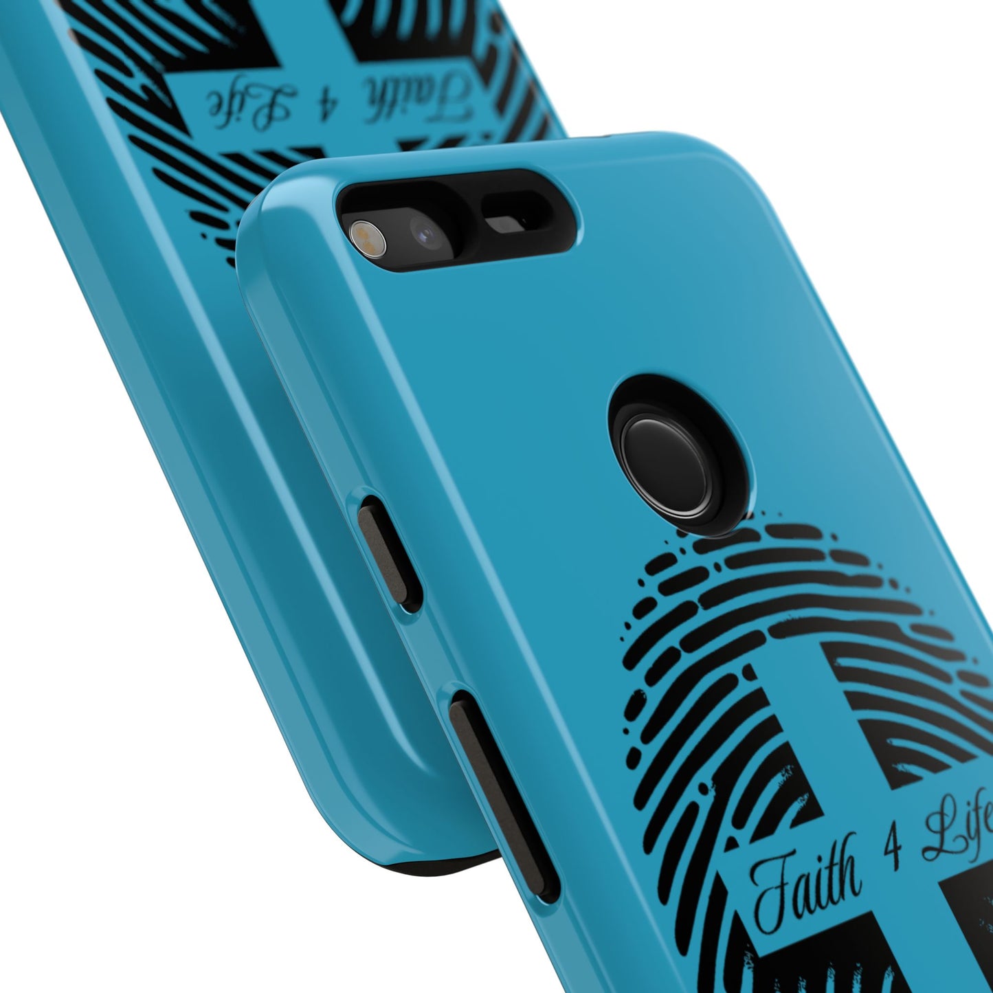 Faith-Inspired Tough Case for Phone, Cross Fingerprint Design, Durable Phone Case, Gift for Believers, Religious Accessory, Christian [...]