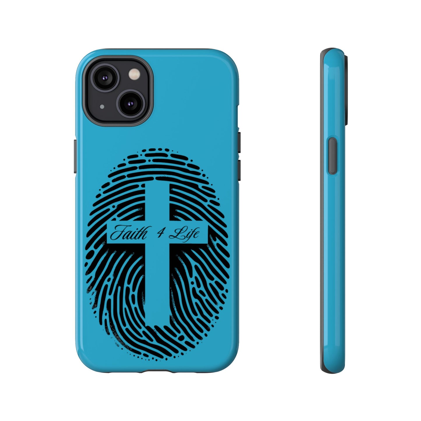Faith-Inspired Tough Case for Phone, Cross Fingerprint Design, Durable Phone Case, Gift for Believers, Religious Accessory, Christian [...]