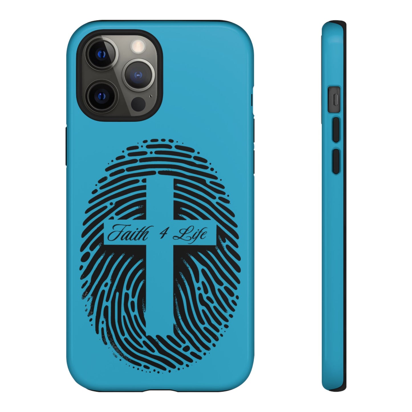 Faith-Inspired Tough Case for Phone, Cross Fingerprint Design, Durable Phone Case, Gift for Believers, Religious Accessory, Christian [...]