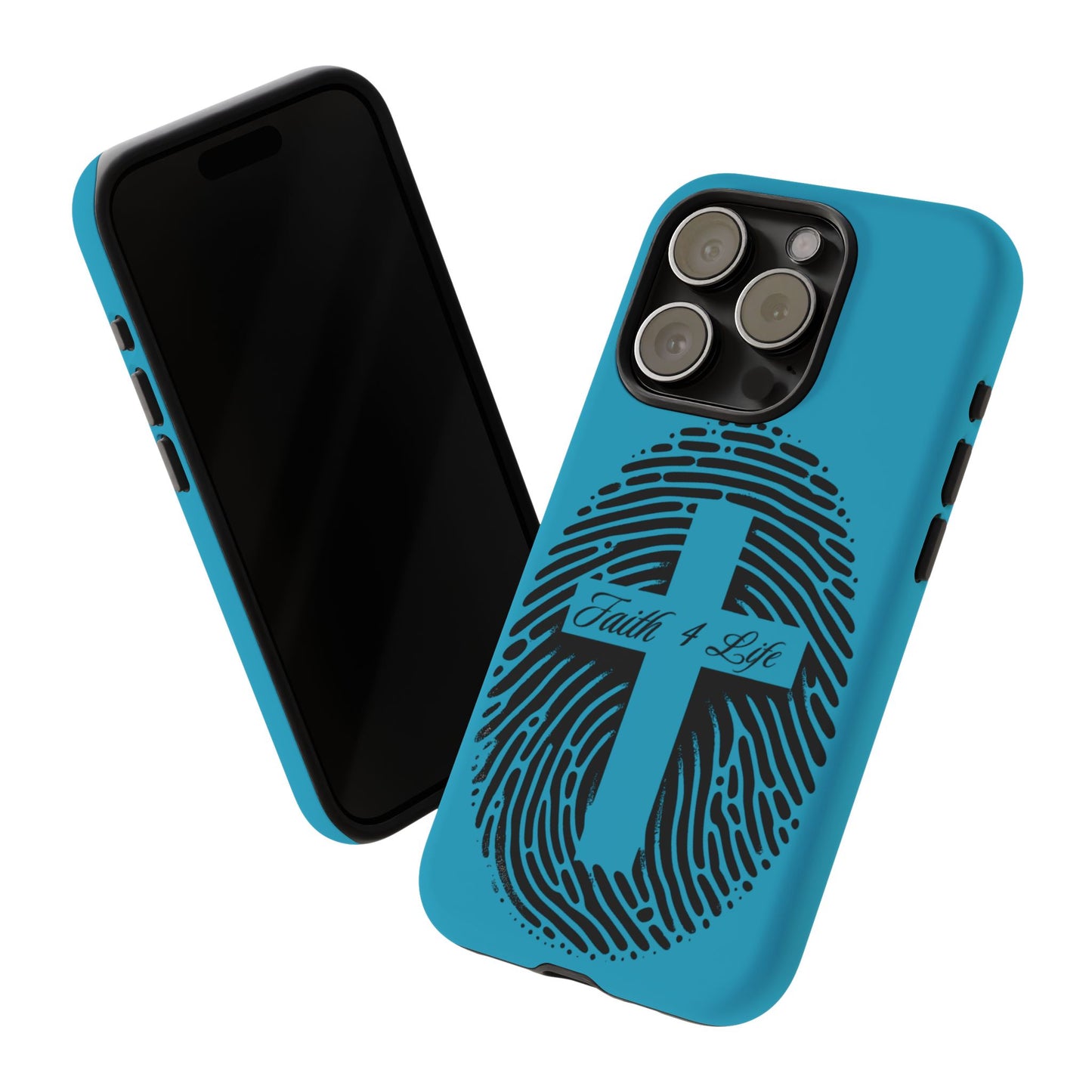 Faith-Inspired Tough Case for Phone, Cross Fingerprint Design, Durable Phone Case, Gift for Believers, Religious Accessory, Christian [...]